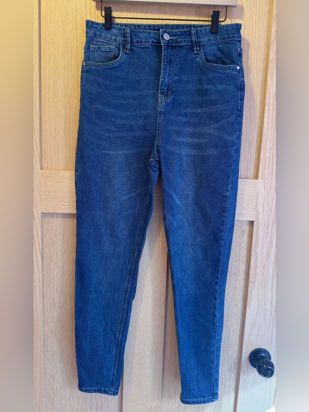 Classic High-Rise Women’s Jeans in Dark Blue